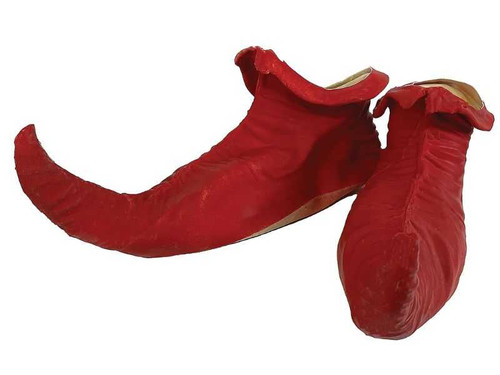 Red Jester Elf Shoes