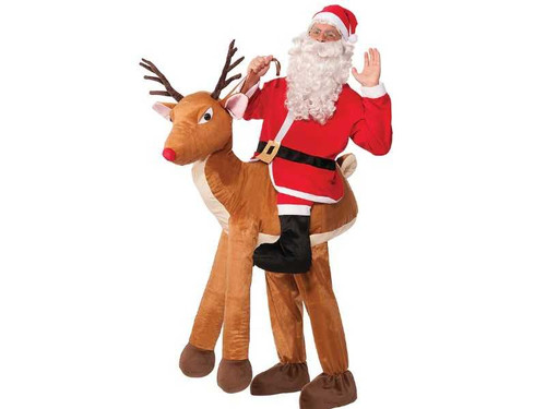 Santa Ride A Reindeer Costume Adult