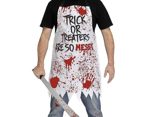 Adult Messy Horror Apron Costume Accessory