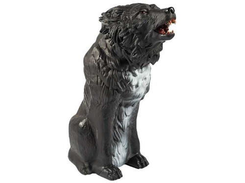 Sound sensor activated zombie wolf howling with head movement
