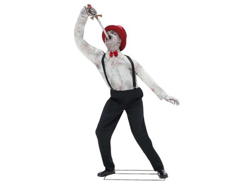 Sword Swallower Animated Halloween Prop 6ft Sword Swallower Animated Halloween Prop 6ft