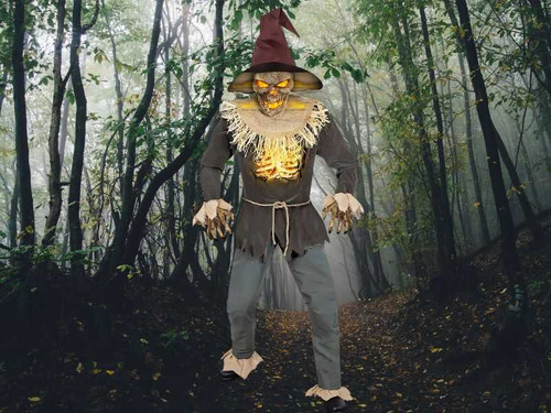 Animated Scarecrow Halloween Prop 8.5Ft Animated Scarecrow Halloween Prop 8.5Ft