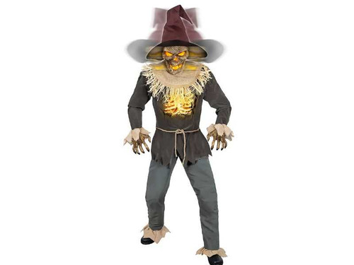 Animated Scarecrow Halloween Prop 8.5Ft