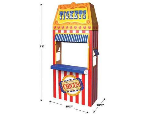 3-D Circus Ticket Booth Prop