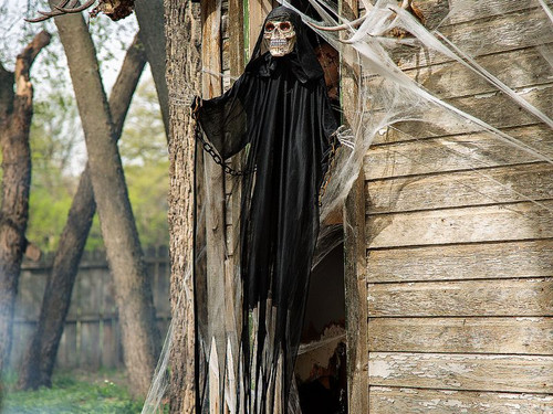 6ft Animated Hanging Chained Reaper