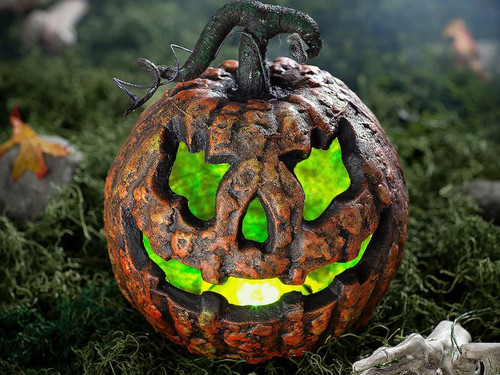 Animated Light-Up Jack-O-Lantern Man, 68 3/4" x 86 1/2"