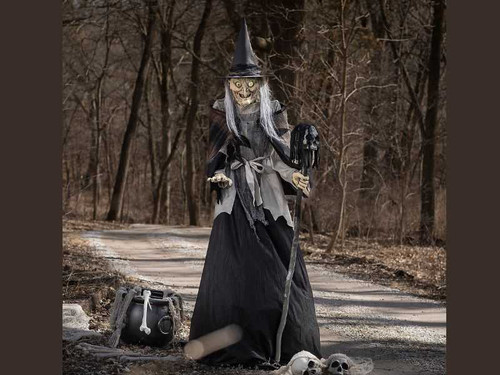 Lunging Witch Prop Lifesize