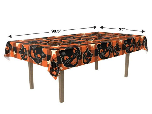Vintage Halloween Fabric Tablecover Vintage Halloween Fabric Tablecover