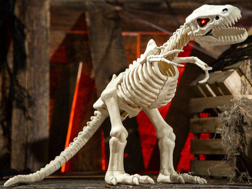Animated Light-Up Tyrannosaurus Rex Skeleton