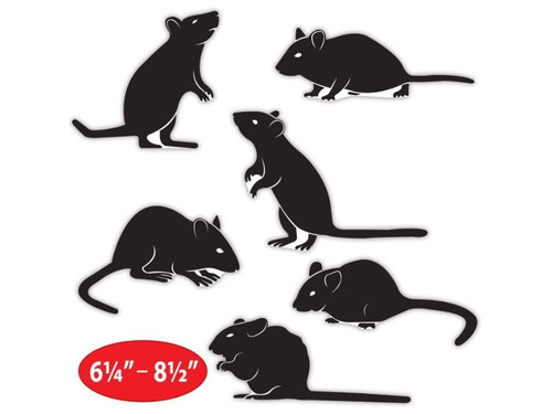 Mice Silhouettes | 4 Packs