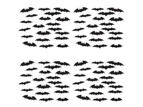 Bat Silhouettes | 4 Packs of 20