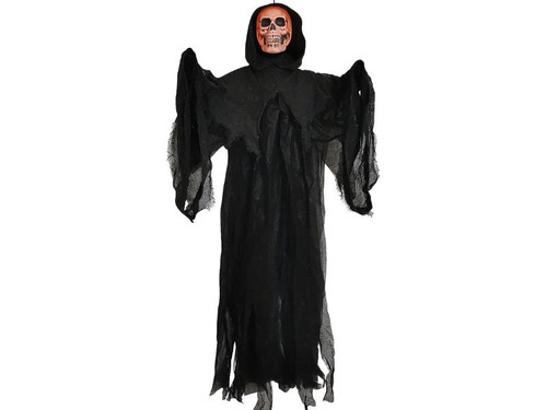 Skull Reaper Gray Light-Up | 4ft