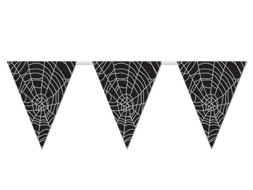 Spider Web Pennant Banner