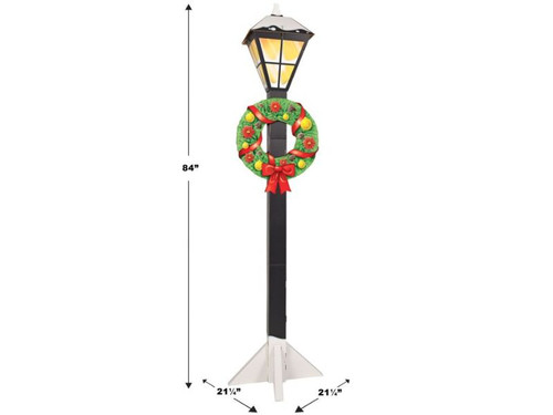 3-D Christmas Lamppost Prop 3-D Christmas Lamppost Prop