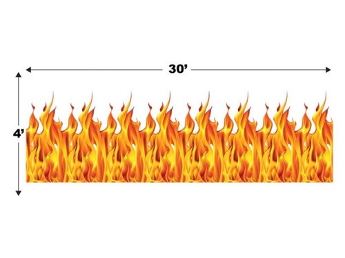 Flame Backdrop - 1 pc