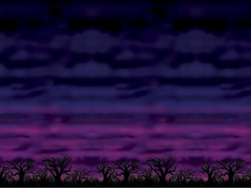 Spooky Sky Backdrop - 1 pc