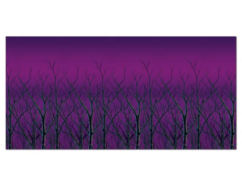 Spooky Forest Treetops Backdrop - 1 pc
