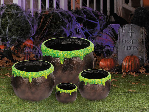 Nesting Bubbled Over Cauldrons - 4 pcs