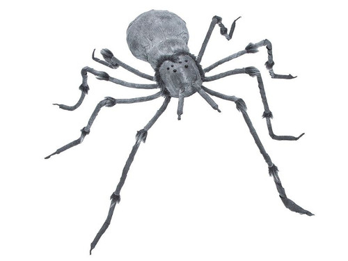 Oversized spider decoration for indoor or covered outdoor use