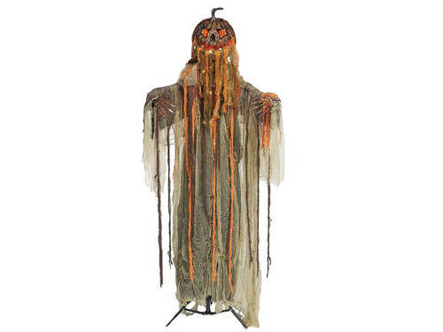 Animated Standing Pumpkinhead Man - 5 Ft. 8 3/4"