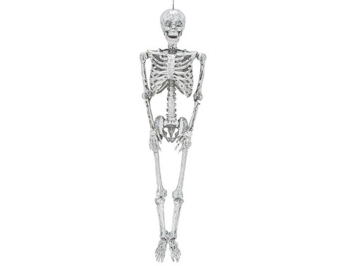 5 Ft Posable Skeleton - Disco Halloween Decoration