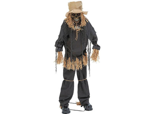 7 Ft. 6 In Light-Up Lifting Skeleton Scarecrow Halloween Decoration