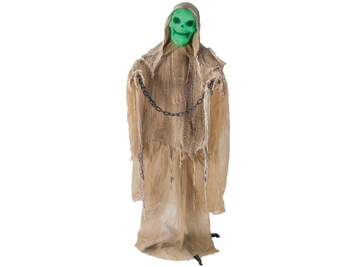 Animated Reaper - 5 Ft. 5 In - Halloween Prop with Chain
