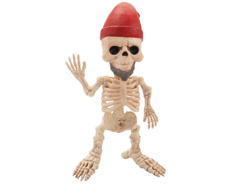 Skeleton Gnome - 12 In - Standing Halloween Prop for Displays