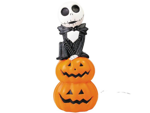 36" Light-Up The Nightmare Before Christmas Jack Skellington with Pumpkins