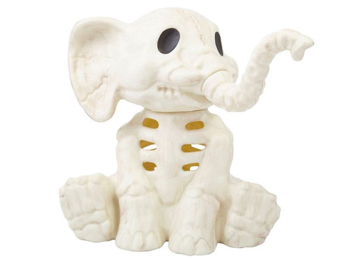 Sitting Elephant Skeleton - 18 1/2 In - Halloween Animal Prop