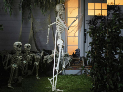 43 inch metal skeleton stand accessory for Halloween props