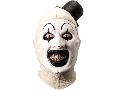 Art the Clown Mask - Terrifier 3 Latex - Clean Overhead Adult Art the Clown Mask - Terrifier 3 Latex - Clean Overhead Adult