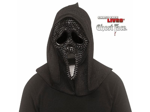 Ghost Face Mask - Adult Spiked Full Face - Halloween Costume Accessory Ghost Face Mask - Adult Spiked Full Face - Halloween Costume Accessory