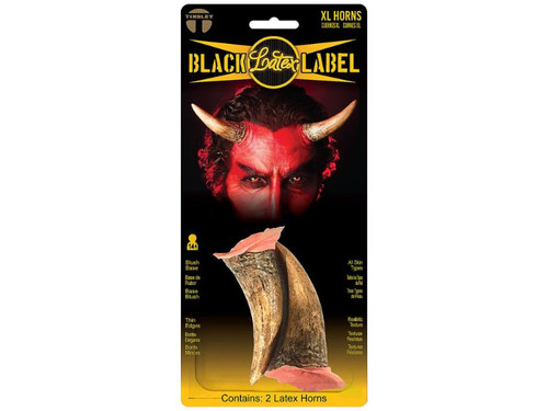 Extra Large Devil Horns - Latex Prosthetic Pair * Adult Costume FX Extra Large Devil Horns - Latex Prosthetic Pair * Adult Costume FX