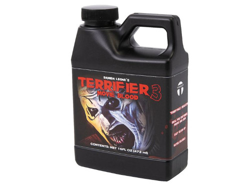 Terrifier 3 movie blood 16 oz bottle by Tinsley Transfers