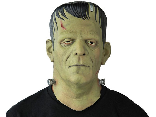Universal Monsters Frankenstein latex mask officially licensed by Tinsley Transfers