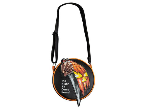 Halloween movie poster knife purse with adjustable strap and horror art