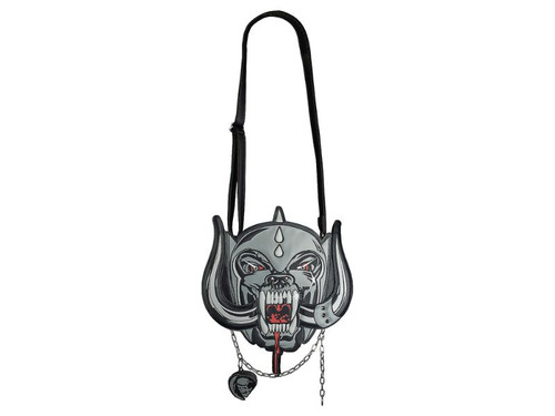 Motorhead Warpig Head Bag - 13 In Vegan Leather - Skull Coin Purse
