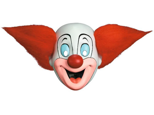 Bozo the Clown Retro Mask Classic Vintage Style Costume Accessory