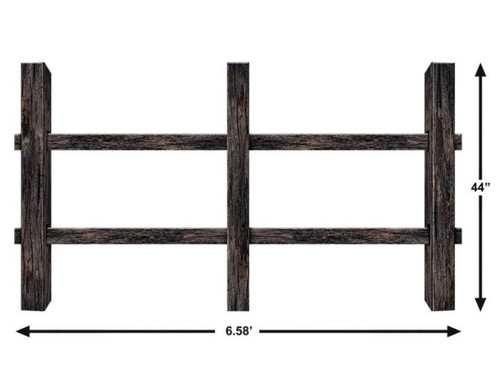 3D Halloween fence prop for spooky yard décor