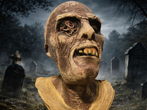 Fulci Zombie full over the head latex mask