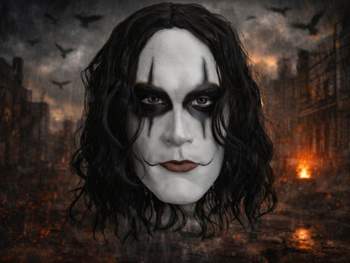 Trick or Treat Studios Eric Draven mask display