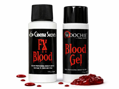 sfx blood gel and liquid kit for horror makeup