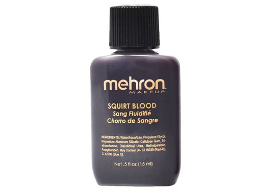 fake blood squirt bottle for realistic horror scenes