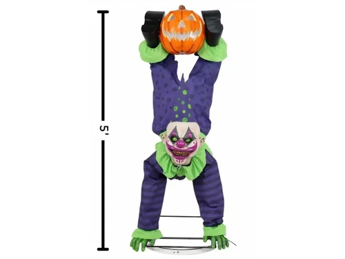 light up halloween clown prop creepy carnival decoration