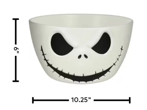 nightmare before christmas candy dish jack face