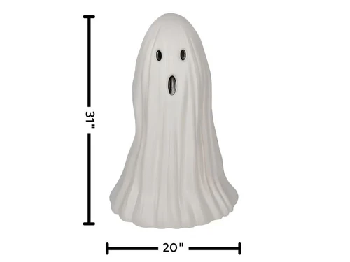 glowing halloween ghost tabletop decor plastic figure