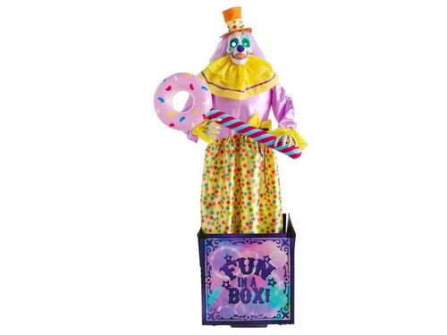walking clown animatronic with sound