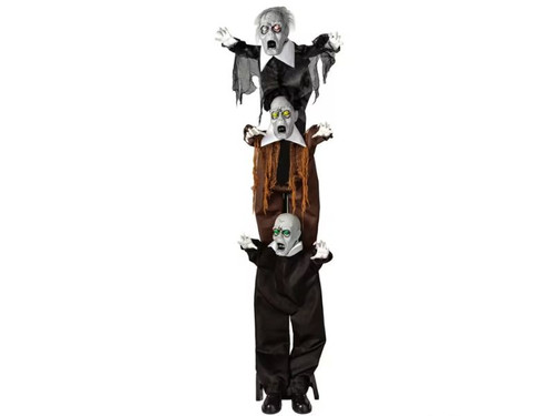 tall zombie Halloween prop with sound effects
