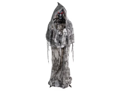 light up turning witch halloween decoration